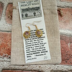 Earrings Caged Berlin Wall